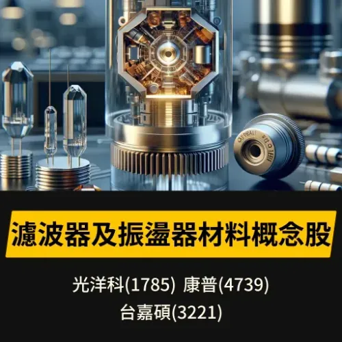 濾波器及振盪器材料概念股